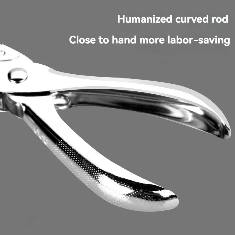 3/6mm Single Hole Punch 8 Sheet Capacity Diameter Hole Puncher Hand Paper Scrapbooking Punches for Home Office School Supplies Qme
