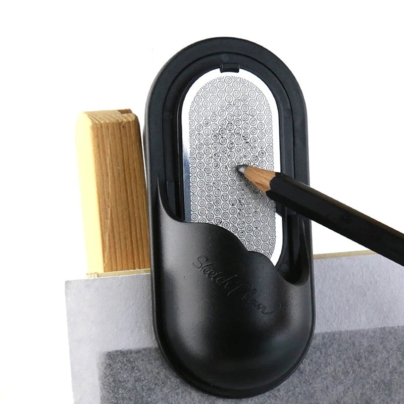 Professional Charcoal Pencil Sharpening Art Sketch Drawing Board Clip Qme Black