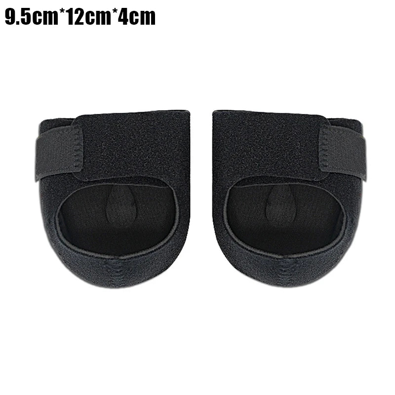 1 Pair Silicone Heel Pads Shock Absorption Relieving Leg Pressure Qme S A