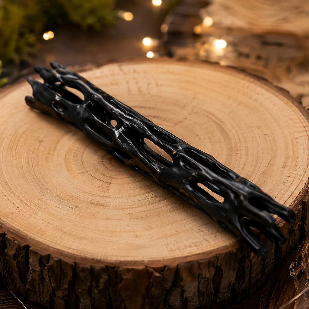 Black Willow Wood Wishing Stick with Box 3D Printing Figurines Breakable Magic Lucky Charm for Spiritual Healing & Good Fortune Qme