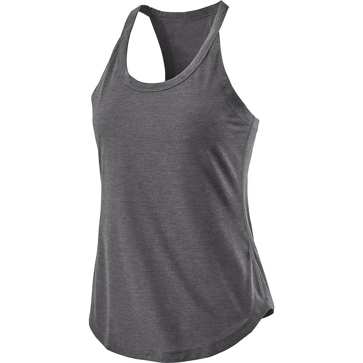 Sleeveless Racerback Yoga Tank Top,Women's Quick Dry Running Training Sports Vest Middle-aged Casual Sleeveless T-shirt Qme SGY M