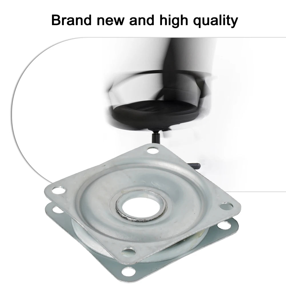 2/3/4 Inch Steel Square Lazy Susan 360 Degrees Rotating Rolling Bearing Turntable Bearings Plate For Office Swivel Chairs Qme