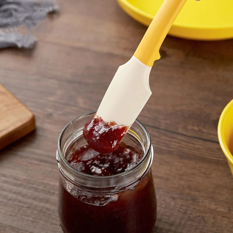 Silicone Jam Shovel Can Opener Cream Spatula Cake Honey Kitchen Qme