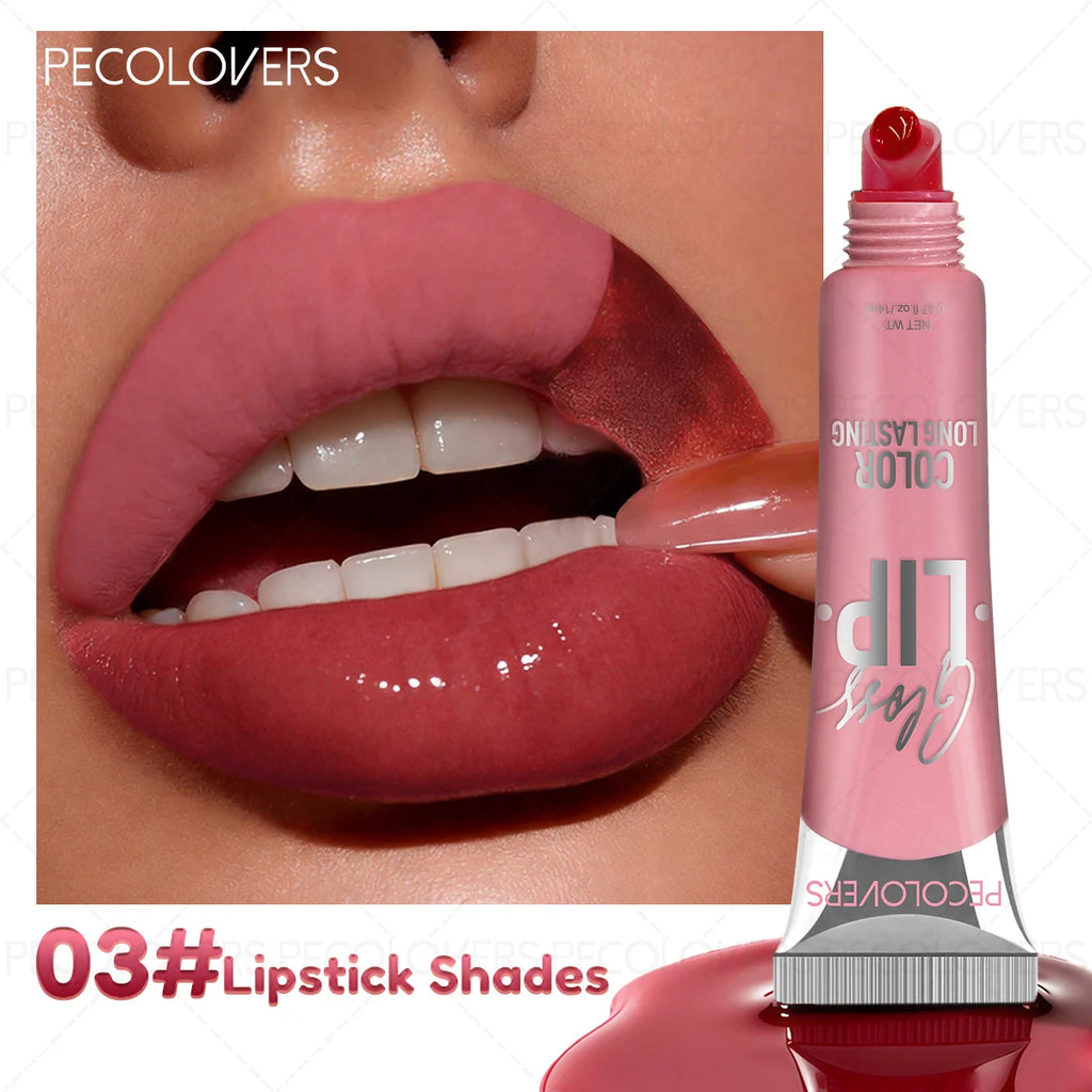 Tearable Lip Gloss Long-lasting Lipstick Waterproof Non Stick Cup Qme 03