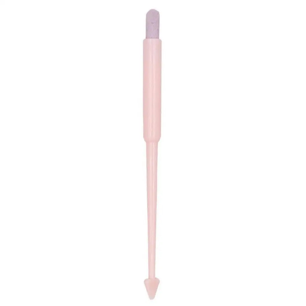 Nail Sanding Sticks File Cuticle Stone Pusher Care Tool Art Pen Qme pink