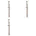 A02F-3Pc SDS Plus Ground Rod Driver 10Mm Earth Stake Hammer Drill Grounding Rod Metal Ground Rod Driver Power Tool Qme Gray 10mm