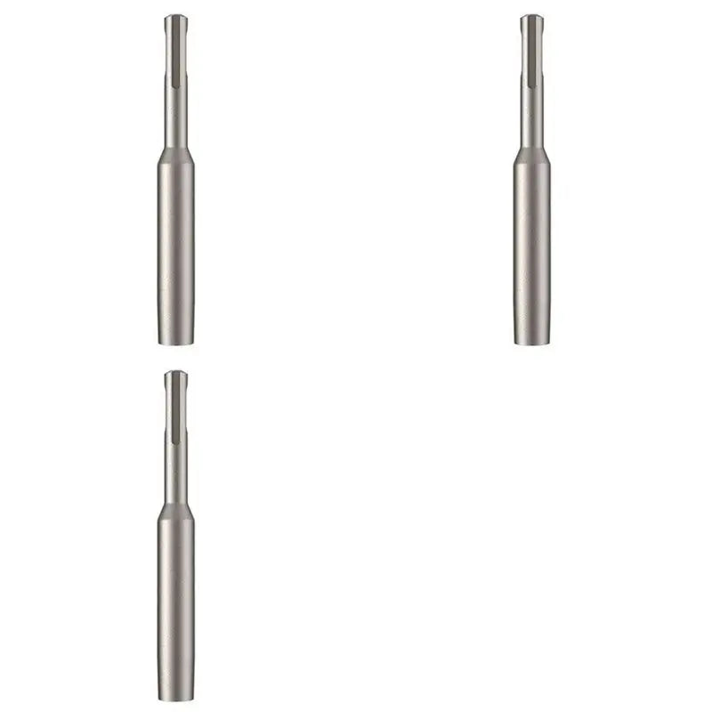 A02F-3Pc SDS Plus Ground Rod Driver 10Mm Earth Stake Hammer Drill Grounding Rod Metal Ground Rod Driver Power Tool Qme Gray 10mm