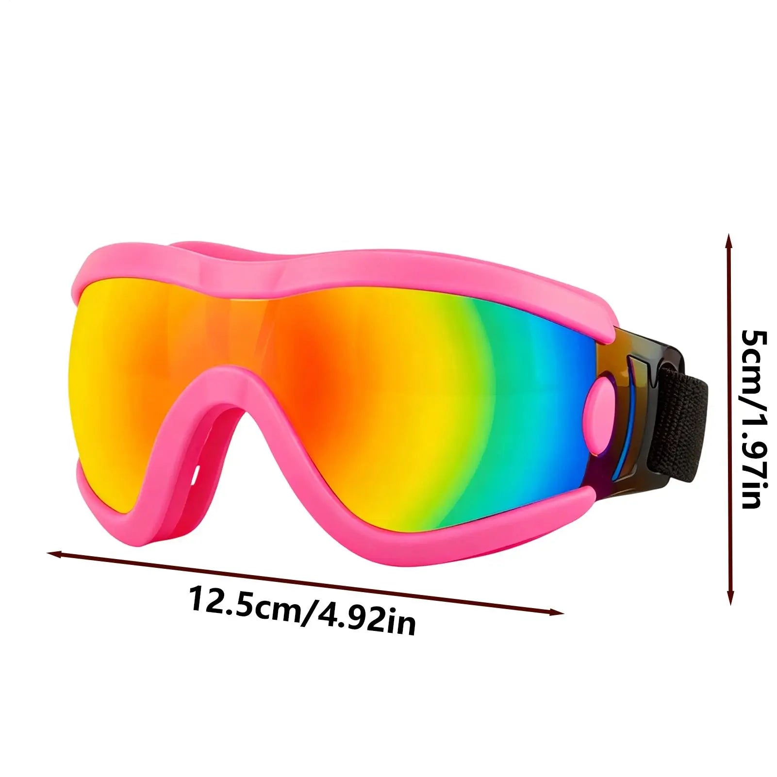 Dog Sun Glasses UV Protection Outdoor Pet Visor Pet Sunglasses For Beach Outdoor Hiking Summer Riding Driving Medium Or Large Qme