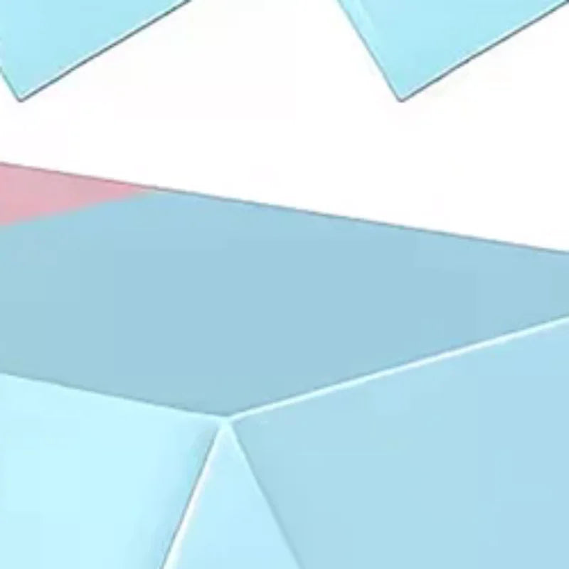 Gender Reveal Tablecloth Pink Blue Rectangular Plastic Table Cover Qme