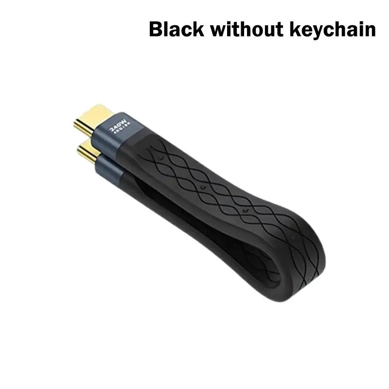 Multifunctional PD240W USB 4 40Gbps FPC Data Cable Type-c Portable Qme A1 without keychain