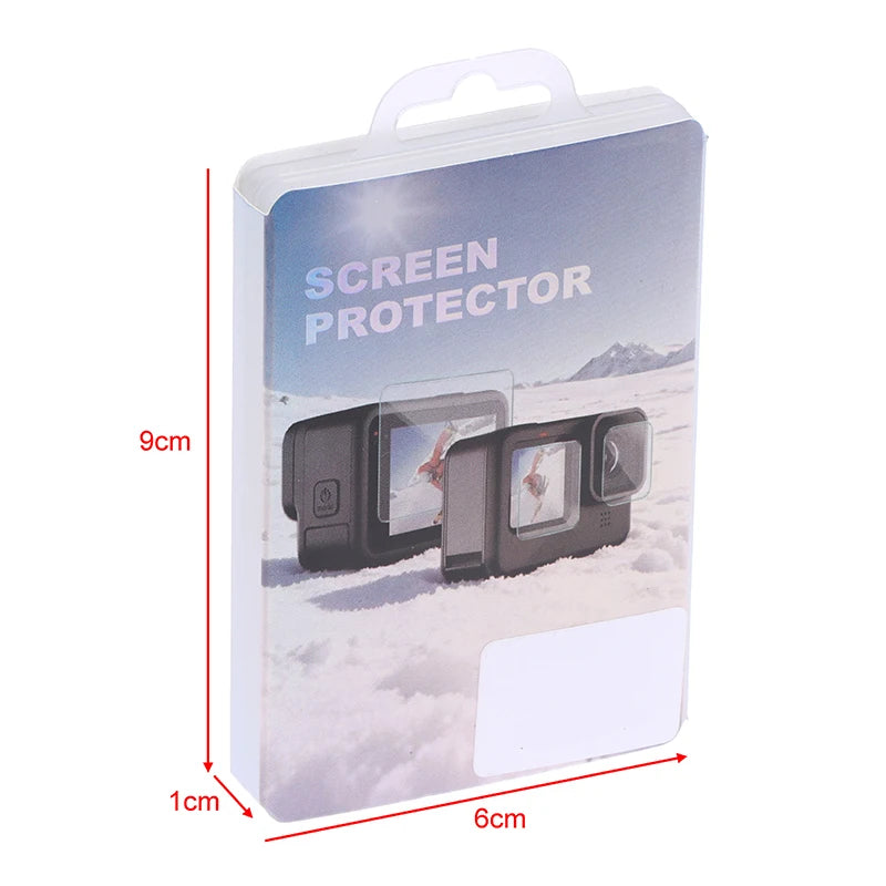 9H Hardness Glass Osmo Action 6 Screen Lens Protector Clear Ultra-HD Qme 1Set