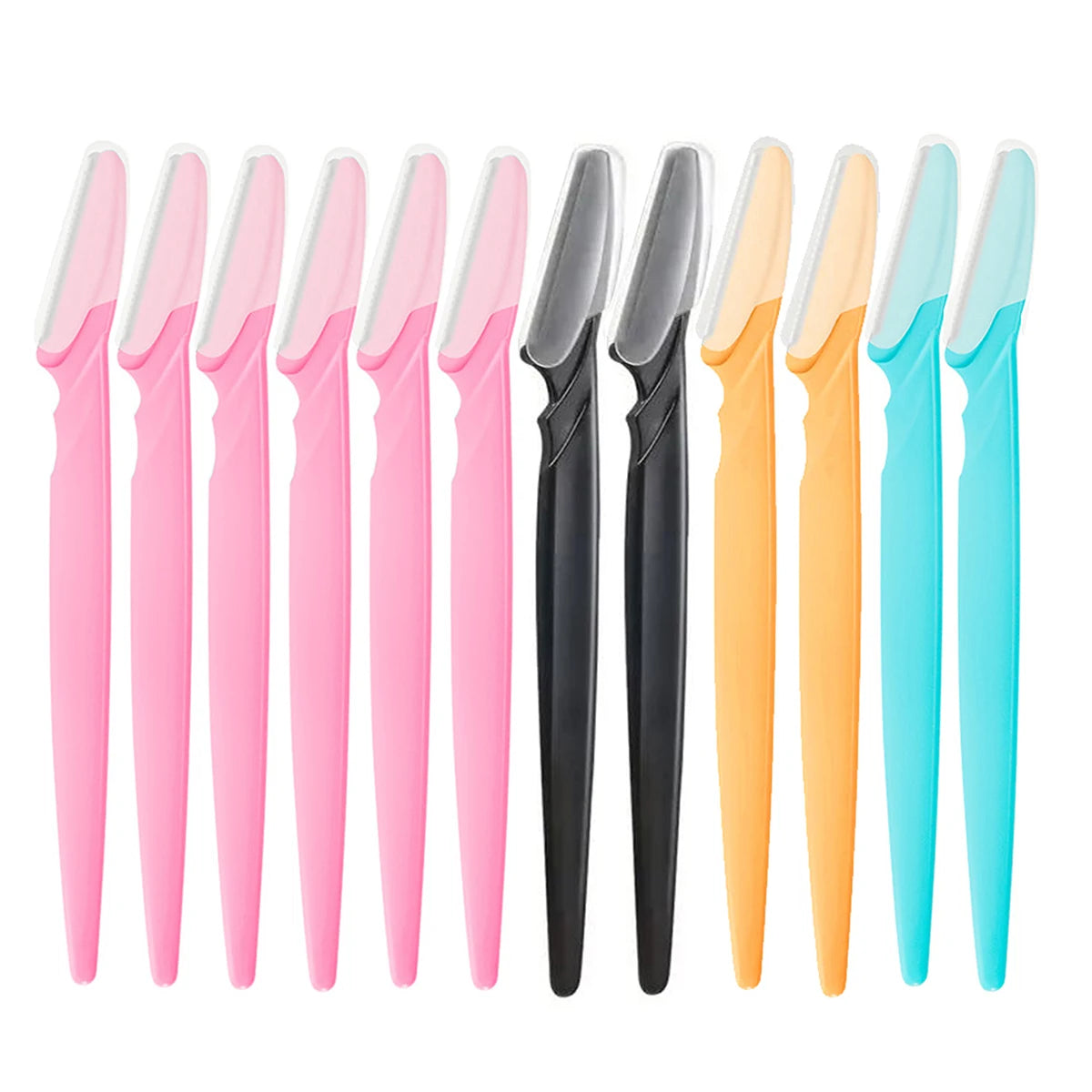 Mix Eyebrow Razor Women Face Body Safe Trimmer Hair Shaver Eye Brow Qme 12pcs mix