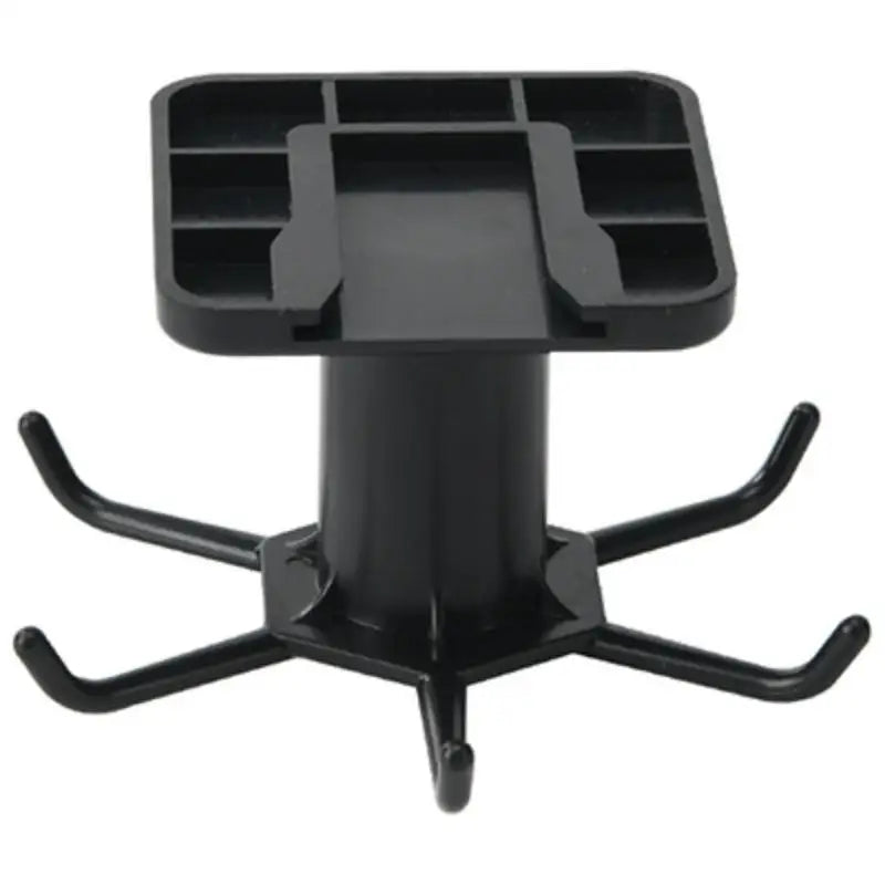 Adhesive Under Cabinet Kitchen Utensil Hanger 360 Rotation 6 Hooks Qme B
