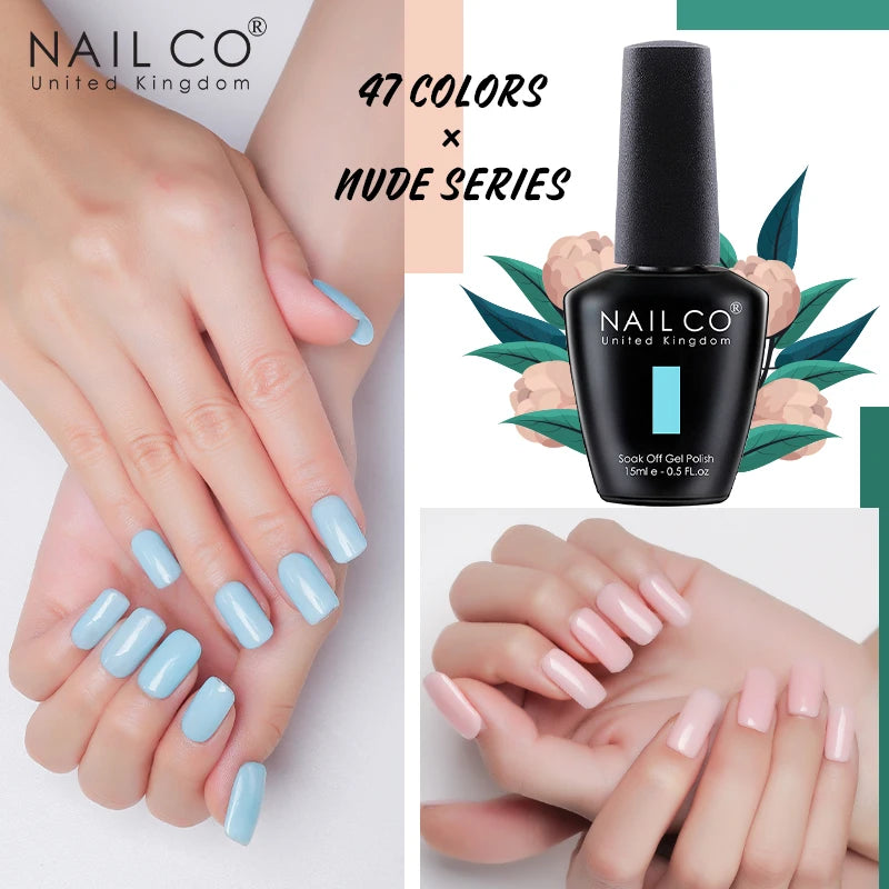 NAILCO Fresh Gel Nail Polish Nails Semi-permanent Varnish Hybrid Qme