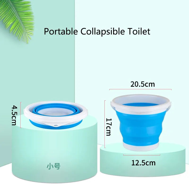 3L Collapsible Bucket Portable Folding Water Bucket Car Washing Fishing Bucket Household Plastic Travel Outdoor Camping Bucket Qme