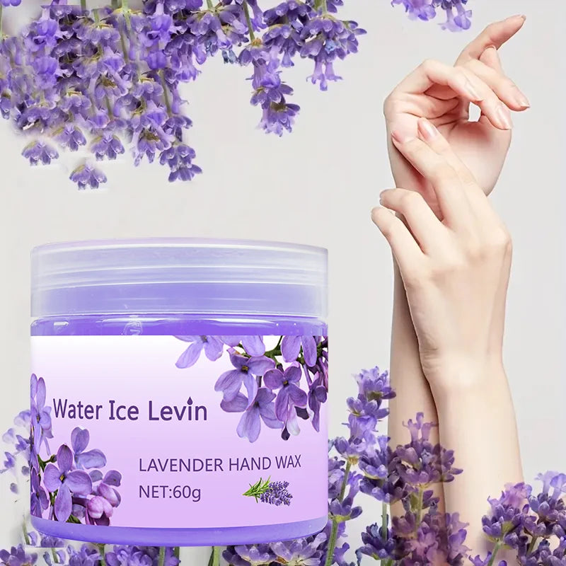 Lavender Moisturizing Hand Wax Mask, Hypoallergenic, for Hands and Feet, Smooths Skin, Gentle Cleansing Hand Mask, Brightens Hand Skin Qme