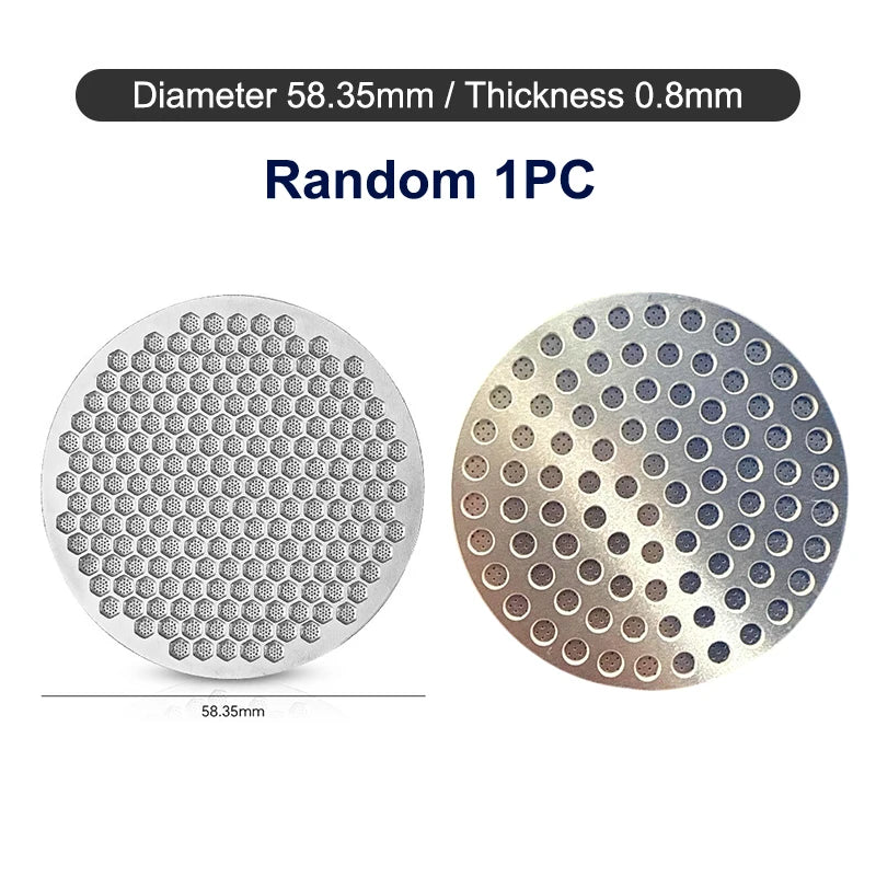 1 Piece Barista DIY Accessories Espresso Puck Screen Coffee Filter 51mm 53mm 58.5mm Portafilter Reusable Holder 0.8mm. Qme A3 1PC