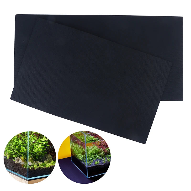 Thickened Black Mat Turtle Tank Landscaping Environmental Insulation Qme
