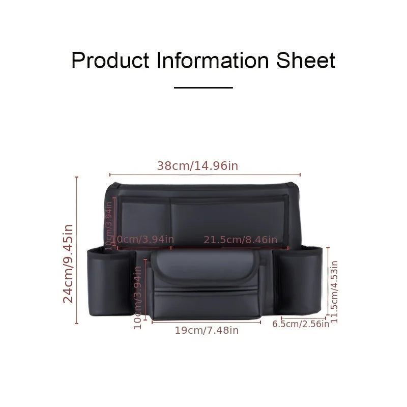 Organize Your Car with This Hanging Storage Bag - Keep Your Car Seat Clean & Tidy! Qme