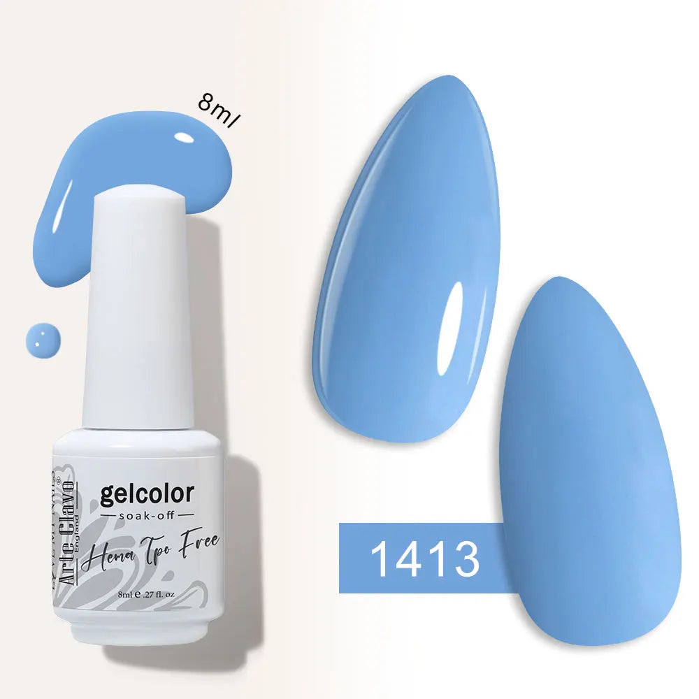 Arte Clavo Semi-permanent Gel Nail Varnish 180 Colors Semipermanent Qme