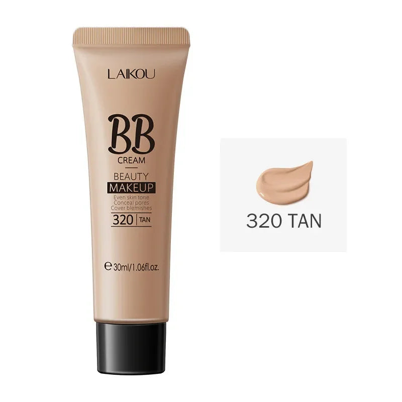 BB Cream Base Makeup Long Lasting Waterproof Brighten Skin Tone Cover Blemishes 30ml Concealer Foundation Liquid Face Makeup Qme 320