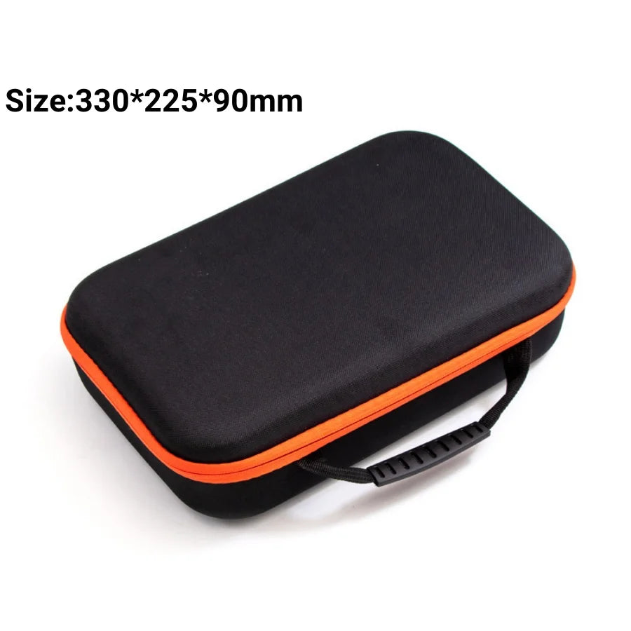 3-size Large Capacity Tools Bag Electric Drilling Tool Shockproof Bag Portable Outdoor Electrician Hardware Tool Waterproof Bag Qme Orange - L