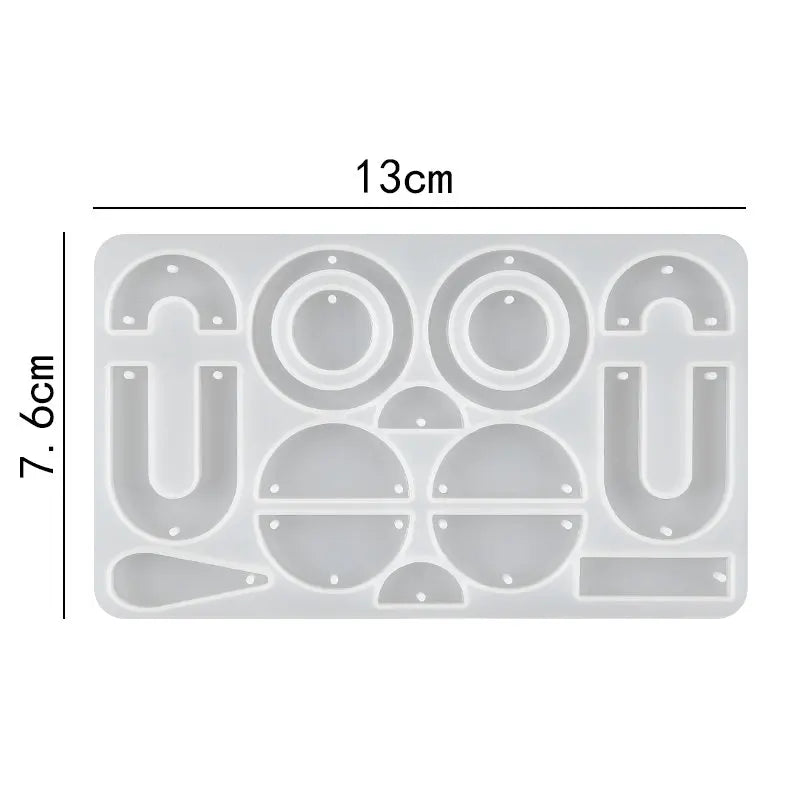 Earring Resin Molds Jewelry Casting Silicone Pendent Epoxy Women