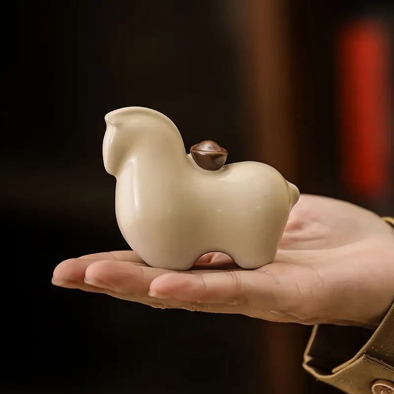 High-end Premium Ruyao May Have Money Soon Zodiac Horse Tea Pet Qme