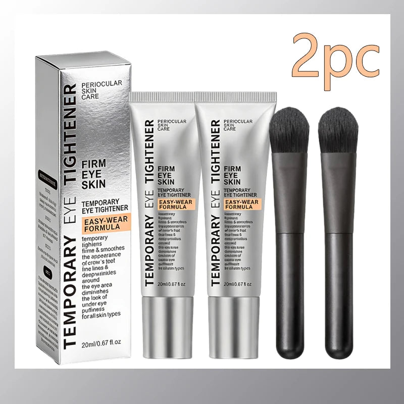 Instant Firm Eye Cream Instant Under Eye Tightening & Depuffing Cream, Helps Smooth Fine Lines & Reduce Puffiness Dark Circles Qme 2pc
