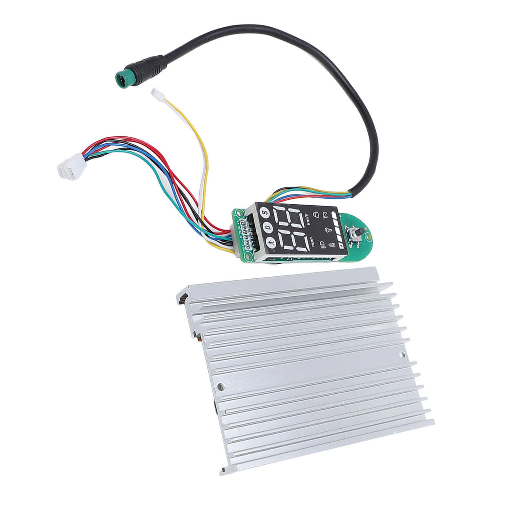 Electric Scooter Controller Kit Compatible 36V350W Repair Parts Accessories Electric Scooter Dashboard and Controller for MI4 Qme