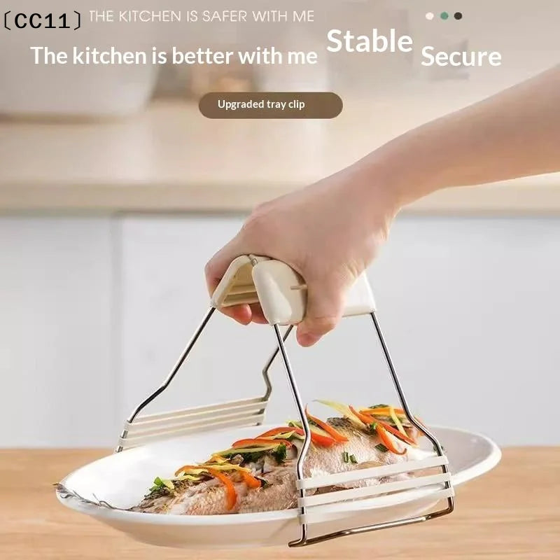 Household Heat-resistant Silicone Non-slip Bowl Plate Grabber Food Qme