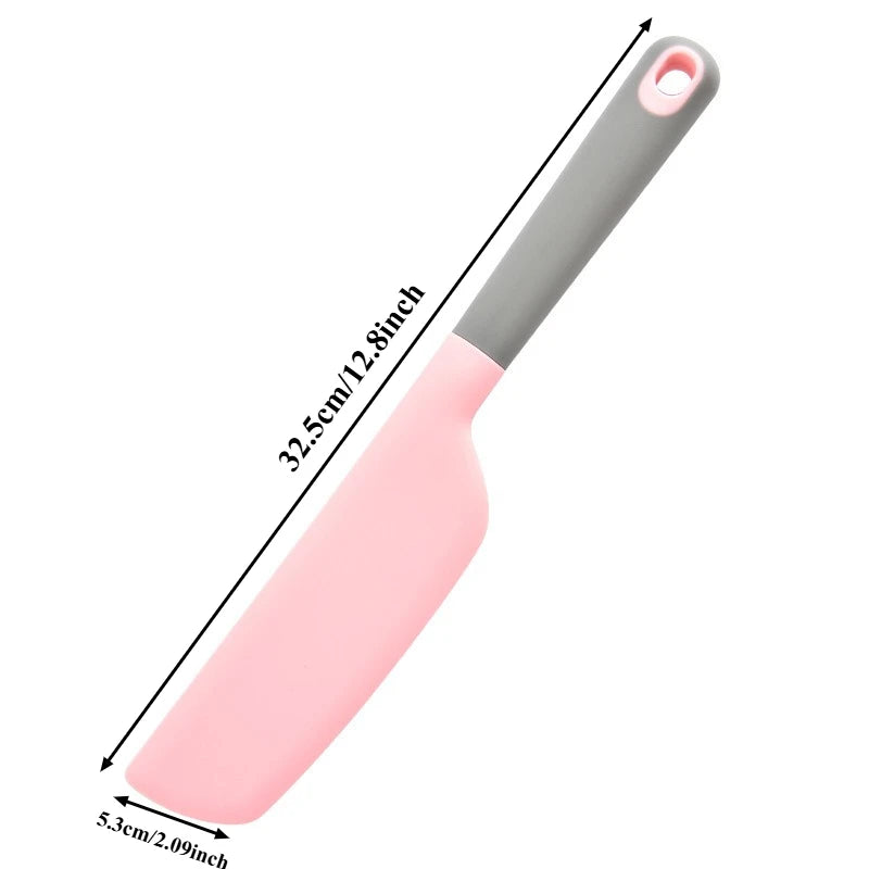 Silicone Cooking Leakage Spatula Dense Shovel Fried Fishomelette Qme Pink
