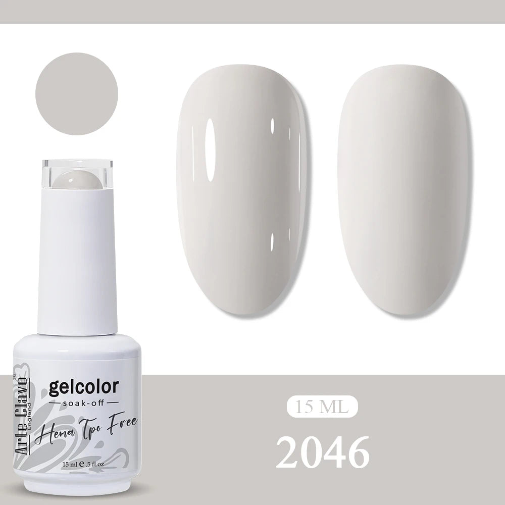 Arte Clavo Rainbow Gel Nail Polish Semi Permanent Art UV LED Lamp