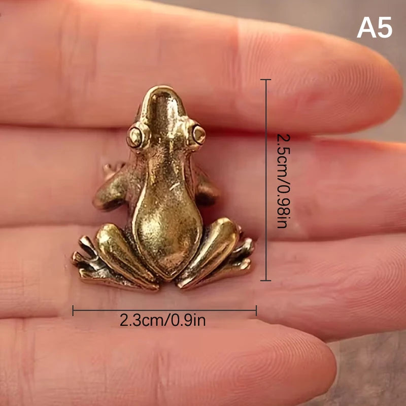 Pose Desktop Ornament Tea Pet Figurine Home Office Decor Vintage Qme A5