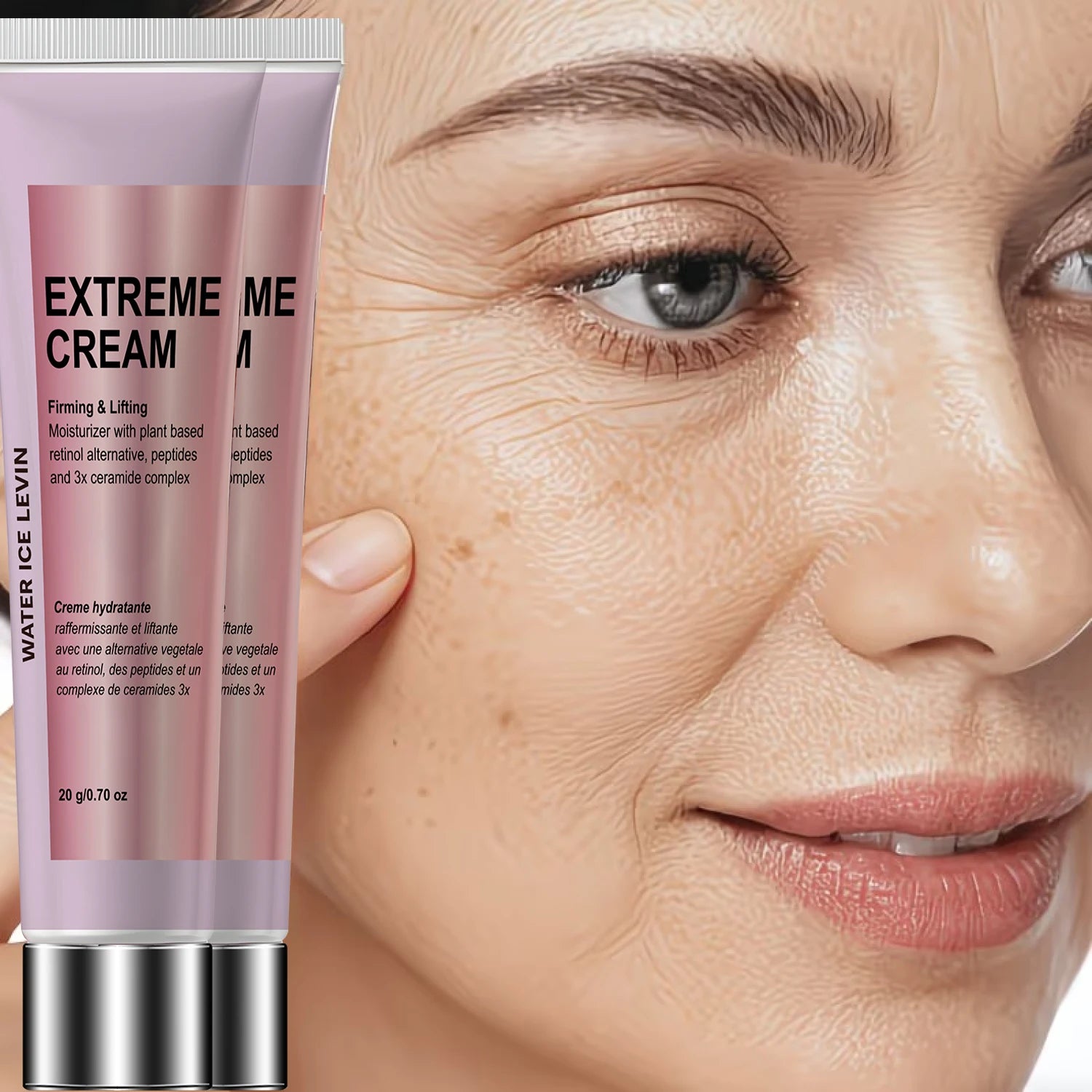 Retinol & Collagen Face Cream - Firming & Lifting with Bee Venom & 3x Ceramide Complex Qme