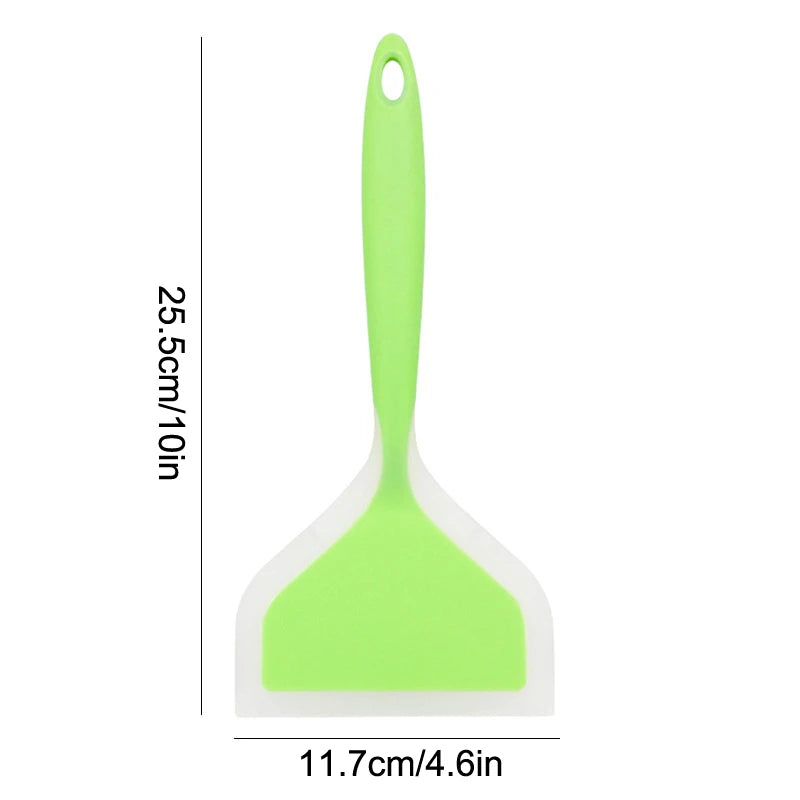 Non-stick Shovel Kitchen Utensils Silicone Spatula Tool Tamagoyaki Qme