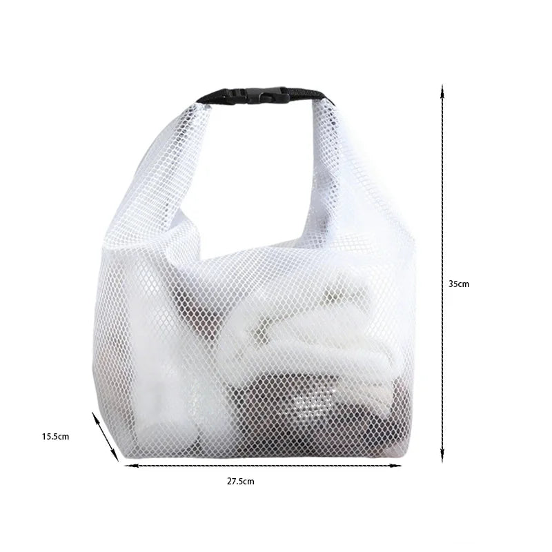 Travel Makeup Storage Bag Large Capacity Waterproof Hand-held Qme WHITE L