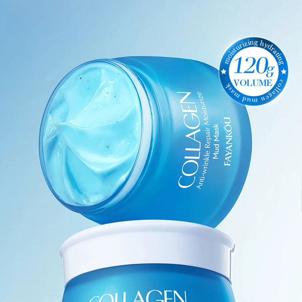 Collagen Mud Mask Deep Cleansing Facial Make Skin Younger-looking Qme