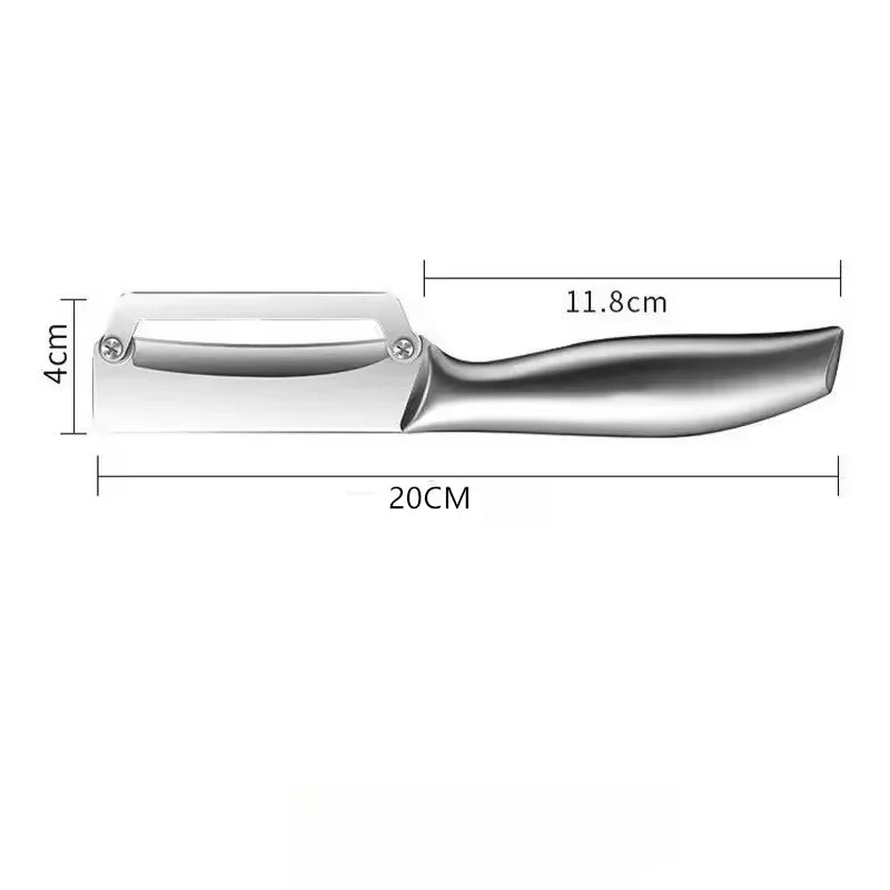 Stainless Steel Vegetable Peeler Kitchen Melon Planer Double-Head Peeler Household Multiple-Function Fruit And Vegetable Peeler Qme