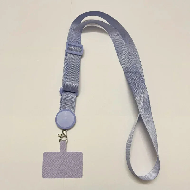 5pcs Anti-Loss Rope - Detachable Work ID Badge Holder Strap for Students & Office, Adjustable Phone Lanyard DIY Qme