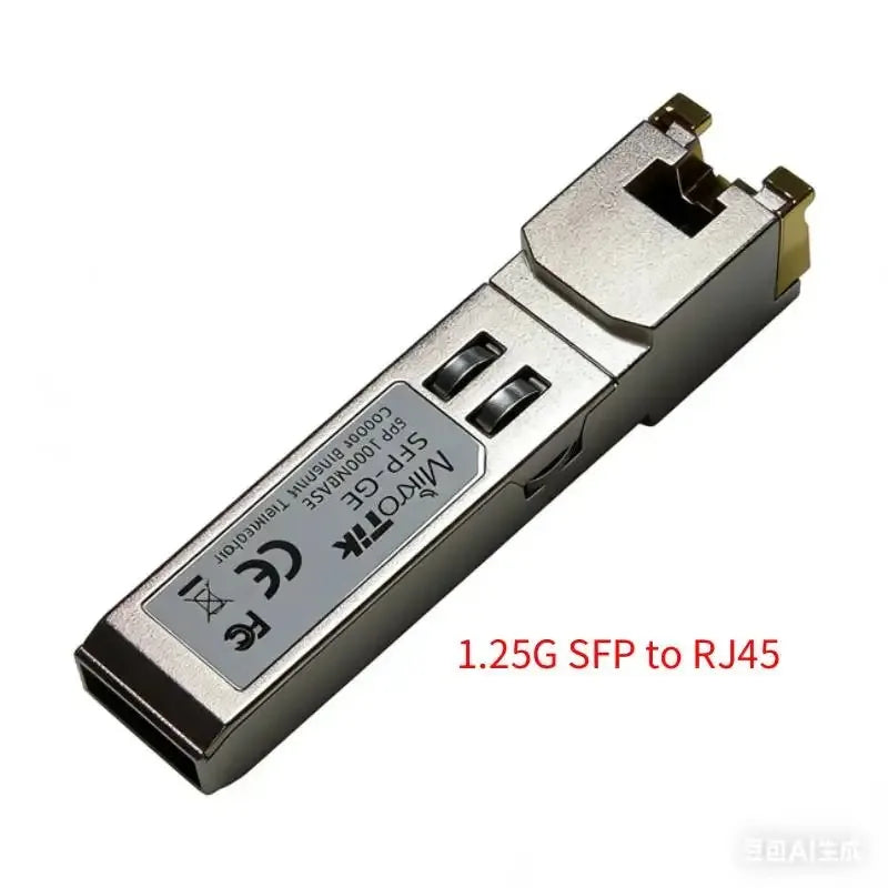 1PCS Gigabit RJ45 Ethernet Media Converter SFP-GE-T GLC-T Optical to Electrical Module for Juniper Qme