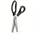 High-carbon Stainless Steel Zigzag Scissors -Sharp Triangle Teeth for Precise Cutting,Ideal for DIY Handiwork, Sewing, Tailoring Qme 1pc