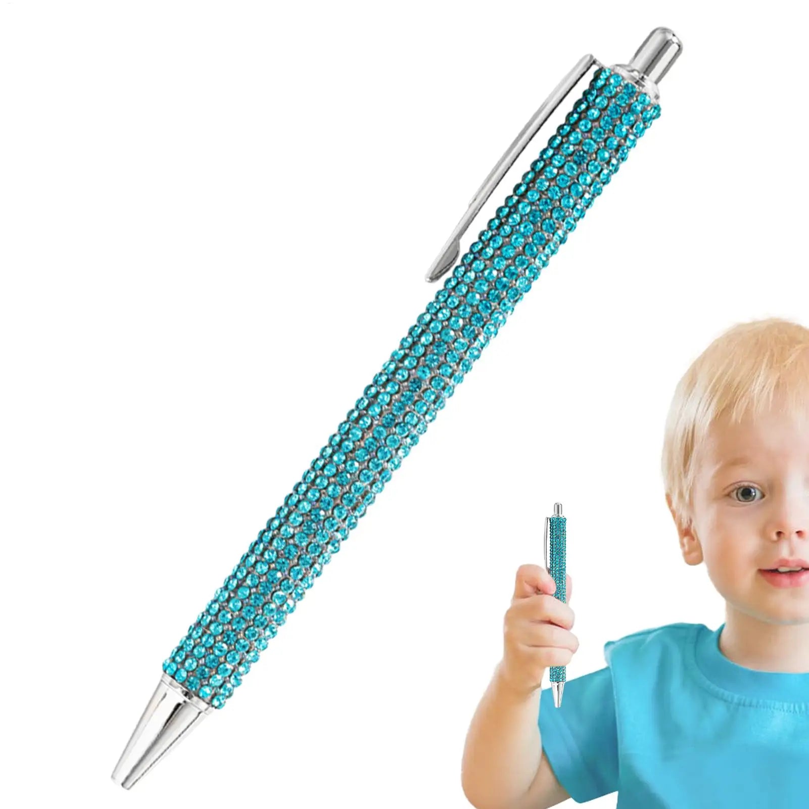 1pc Fancy Pen For Women Ballpoint Rhinestone Pens Bedazzled Wedding Bridal Writing Pen For Christmas Bridesmaid Notes Taking Qme