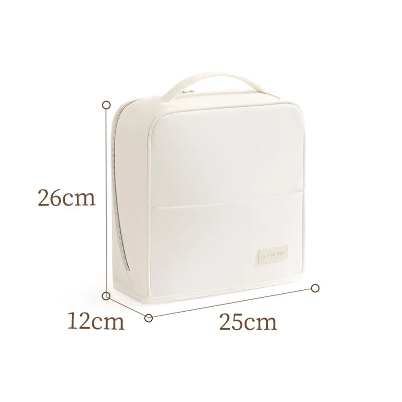 B Fashion New Model Makeup Bag Fashion Portable Makeup Bag Multifunctional Cosmetic Bag Waterproof Travel Organizer Makeup Case Qme Beige