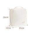 B Fashion New Model Makeup Bag Fashion Portable Makeup Bag Multifunctional Cosmetic Bag Waterproof Travel Organizer Makeup Case Qme Beige