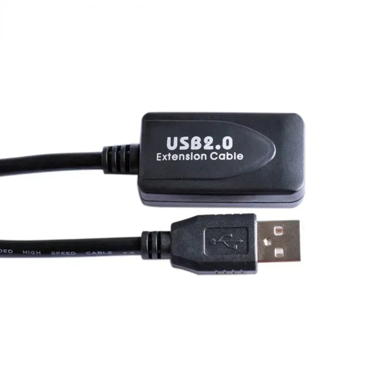 USB 2.0 Male To Female USB Cable Extender Cord Wire Super Speed Data Sync USB2.0 Extension Cable 10m 15m 20m 30m for PC Laptop Qme