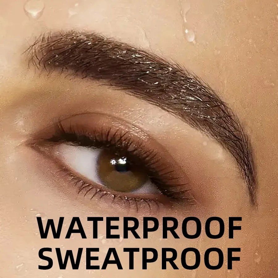 4 Point Eyebrow Pencil Pen Makeup Waterproof Liquid Long Lasting Qme