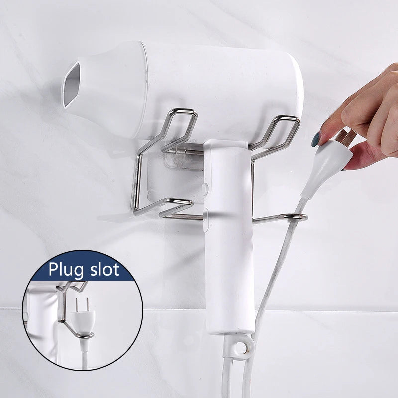 Wall Mounted Self-adhesive No Punching Easy Install Stainless Steel Qme