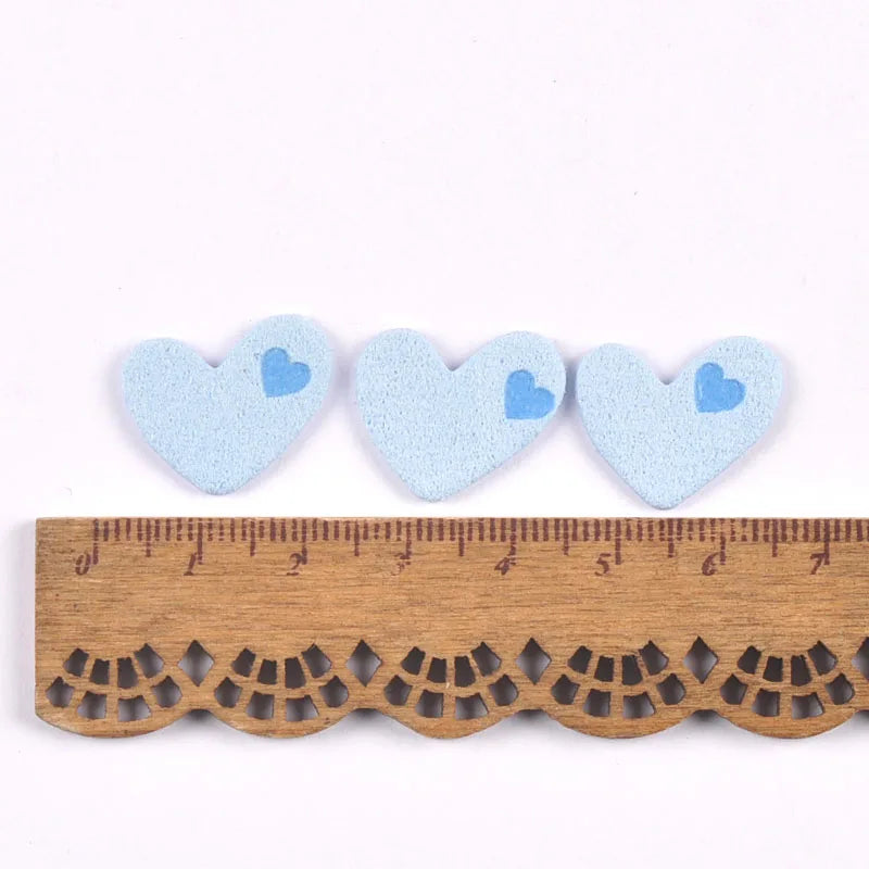 50Pcs Heart Pattern Love Embossing Leather Labels Clothes DIY Sewing Accessories Garment Supplies Banner Handwork Tags c3508 Qme 6