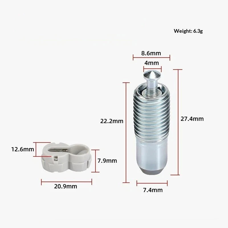 5 Set Elastic Invisible Connector Panel Furniture Connectors Cabinet 2-in-1 Fixed Component Household Hardware Accessories Qme A5